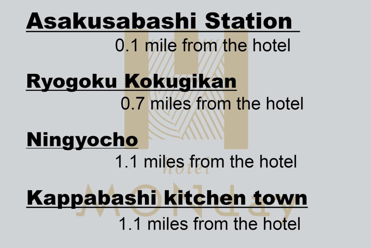 Hotel Monday Akihabara Asakusabashi Tokyo prefektur Exteriör bild